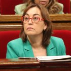 La consellera Sílvia Paneque durant la sessió de control al Parlament