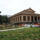 Edifici del museu de la Necròpolis de Tarragona, abans de l'inici de la segona i tercera fase del projecte de rehabilitació
