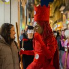 Gerard Martí
Un instant de la representació del Ball del Carnestoltes i els Set Pecats pels carrers del nucli.