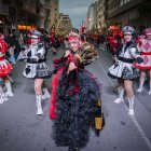 Les comparses van il·luminar els carrers de la ciutat amb les seves carrosses i van fer vibrar els tarragonins amb els seus balls