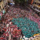 Pilar d'inici de la diada castellera de Sant Fèlix a Vilafranca del Penedès.