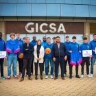 Imatge de l'acte de presentació del nou acord de patrocini entre el CBT i GICSA.