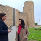 La diputada del PP al Congrés, Elisa Vedrina, i la portaveu municipal, Maria Mercè Martorell.