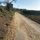 Imatge d’un dels trams del camí que fan servir els alumnes per anar fins a l’Institut Priorat.