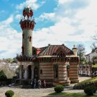 Imatge del Capricho de Comillas (Cantàbria), obra d'Antoni Gaudí.