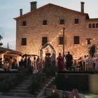Imatge d'una boda celebrada a la Masía Can Martí de la Riera de Gaià.