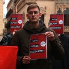 Sergi Aliagas, membre del moviment del Jovent Socialista, és un dels dos detinguts en un desnonament a Reus que està citat a declarar als jutjats.