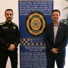 El cap de la Policia de Cambrils, Carles Besora, i l'alcalde Oliver Klein.
