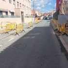 Treballs de la brigada al carrer de la Mineta.