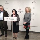 La portaveu del PP de Tarragonaparlant sobre la gratuïtat dels monuments per les escoles de Tarragona ciutat.