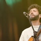 Imatge d’arxiu del cantant flixenc Andreu Peral en concert.