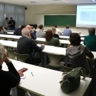Representants de diversos ajuntaments ebrencs a la jornada sobre gestió pública d el'aigua de la PDE a la URV.