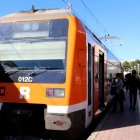 Un Rodalies de l'R2 Sud a Vilanova i la Geltrú