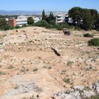 Imatge del jaciment de la Cella de Salou, que se sospita que pot ser la ciutat grega de Kal·lípolis.