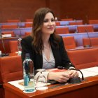 La diputada del PPC Lorena Roldán, durant la Junta de Portaveus