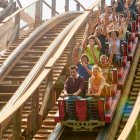 Imagen de la atracción Stampida de PortAventura World.