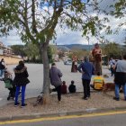 Imatge de l’assaig obert que es va fer dissabte passat a l’aparcament del pavelló del Casal.