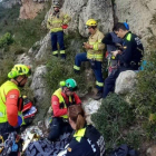 Imagen del momento del rescate.
