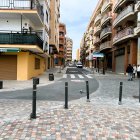 Imatge de com ha quedat el carrer Lleida de Torredembarra després de les obres.