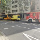 Imatge dels serveis d'emergències al lloc dels fets