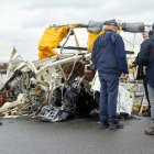 Cabina de l'helicòpter accidentat recuperada del riu Hudson