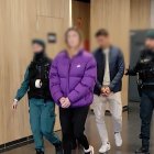 Dos de los detenidos por la venta de pellets a través de webs falsas.