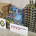 Imatge de les ampolles del gas del riure intervingudes a Reus.