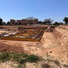 Imatge de les obres a l'Estadi Municipal de Vila-seca.
