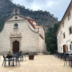 Zona del santuari de la Fontcalda de Gandesa.