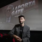 El periodista Andreu Rauet durant la presentació del documental als cinemes Texas de Barcelona.