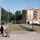 Imatge d'un dels solars oferits a la Generalitat per construir habitatges.