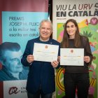 Jordi Bertran i Helena Segú, els dos guardonats.