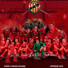 La plantilla al complet del Nàstic Femení.