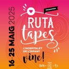 Cartell de la ruta de tapes de l'Hospitalet de l'Infant.
