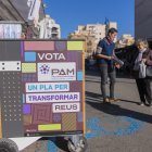 Fotografia d’arxiu del punt d’interacció mòbil que permetia votar les propostes que es podien incloure al Pla d’Acció Municipal (PAM).