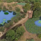 Render de la futura bassa naturalitzada.