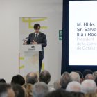 El president de la Generalitat, Salvador Illa, a un acte a Deltebre