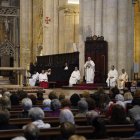 Eucaristia per donar la benvinguda al nou papa Lleó XIV.