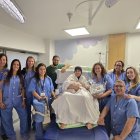 La Rahma, un dels primers nadons que ha nascut al nou espai de l'hospital Joan XXIII.