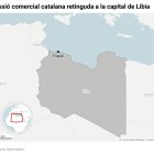Mapa de localització de la capital de Líbia, Trípoli, on hi ha retinguda una missió comercial catalana