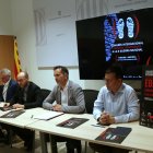 Presentació del Congrés internacional Ebrencs i Ebrenques a la Segona Guerra Mundial al palau Abària de Tortosa.