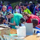 Es van repartir més de 130 jocs romans per tot el recinte dels jardins del Camp de Mart.