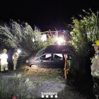 Imatge del vehicle bolcat a la C-12.