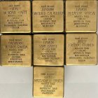 Imatge de les llambordes Stolpersteine que s'instal·laran aquest 2025.