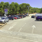 Imatge de l'aparcament de l'avinguda Pompeu Fabra de Salou.