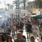 Imatges del passeig Jaume I durant la celebració de la fira