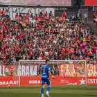 Imatge de l’afició del Nàstic al Nou Estadi Costa Daurada aquesta temporada.