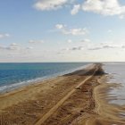 Imagen de la playa del Trabucador.