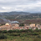 Ubicació on es construirà un mirador amb forma de petit balcó a la Miloquera de Marçà.