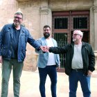 Marc Vinya, a l’esquerra, agafarà l’alcaldia aquest juny.